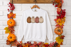 Autumn Patchwork Pumpkins Sweatshirt