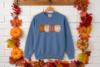 Autumn Patchwork Pumpkins Sweatshirt