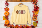 Autumn Patchwork Pumpkins Sweatshirt