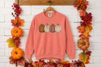 Autumn Patchwork Pumpkins Sweatshirt