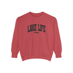 Lake Life Canoe Graphic Crewneck Sweatshirt