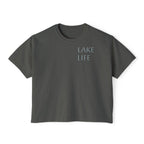 "Lake Life Good Company" Front & Back Cropped T-Shirt