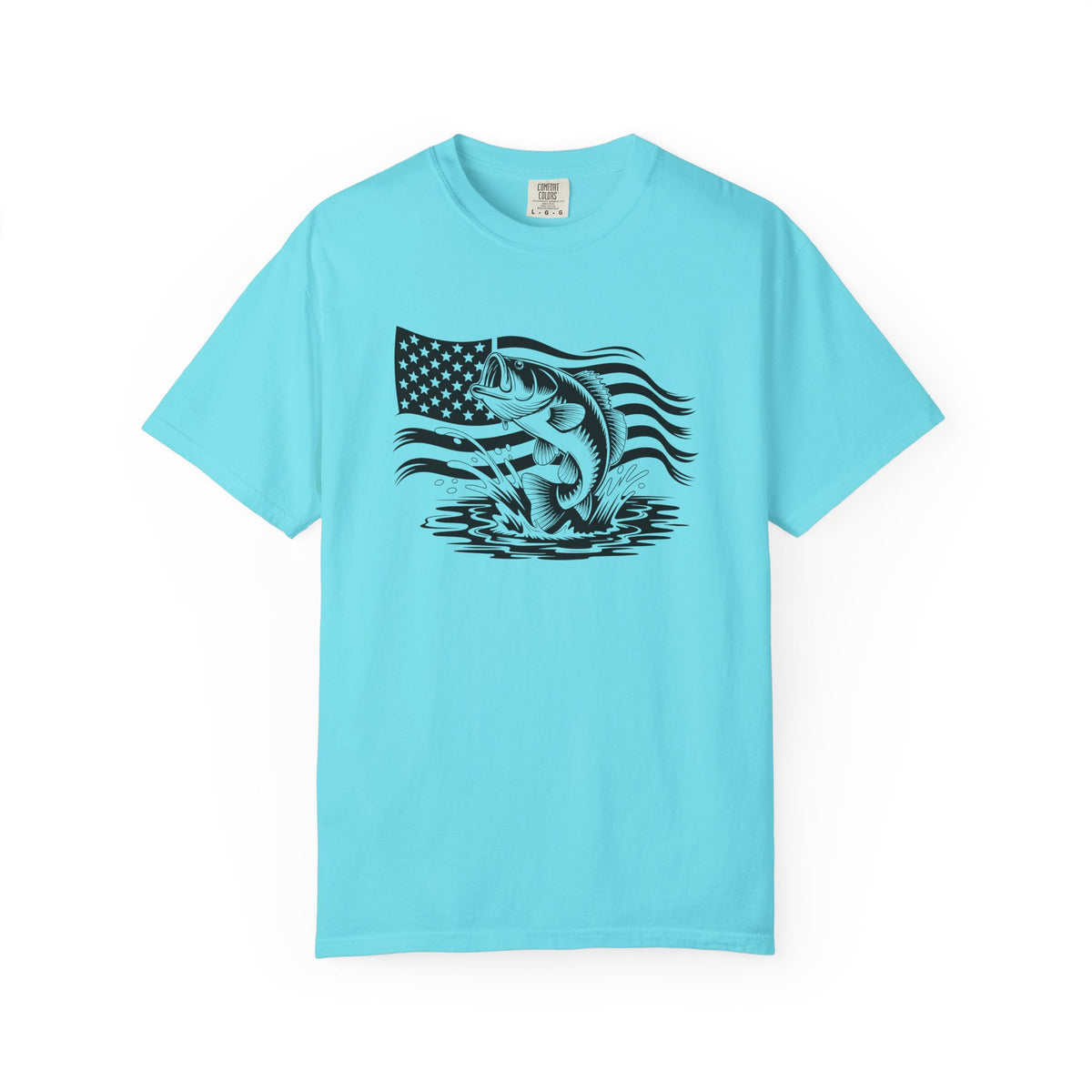 Patriotic Bass Fishing T-Shirt