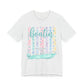 Boatin Boat Graphic Tee - Pastel Stripes Nautical T-Shirt for Boating Lovers