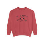 Life Is Better at the Lake Cozy Cabin Crewneck