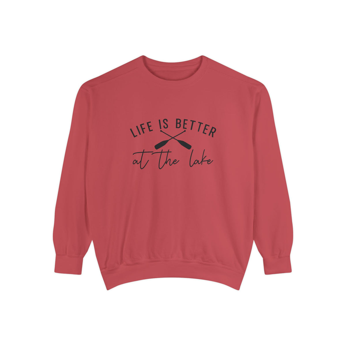 Life Is Better at the Lake Cozy Cabin Crewneck