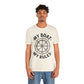 Nautical "My Boat My Rules" Graphic Tee — Captain Wheel Shirt for Boaters