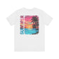 Summer Palm Beach T-Shirt – Vintage Sunset Starfish Tee
