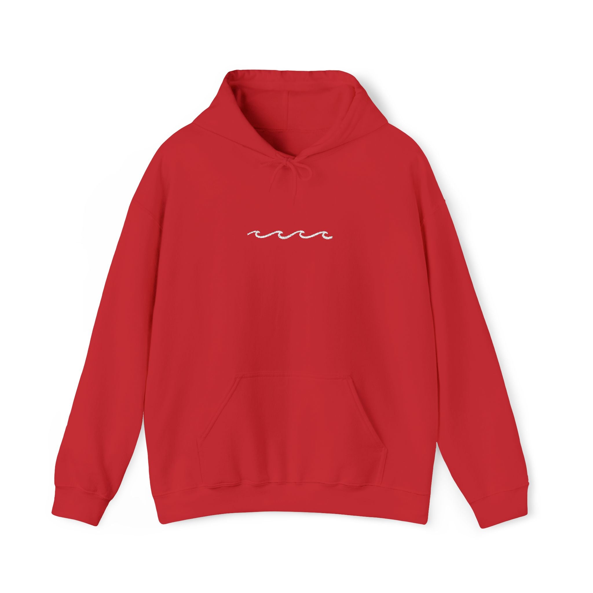 Embroidered Wave Hoodie