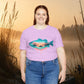 Sunset Fishing Tee — Dripping Fish Sunset Graphic T-Shirt