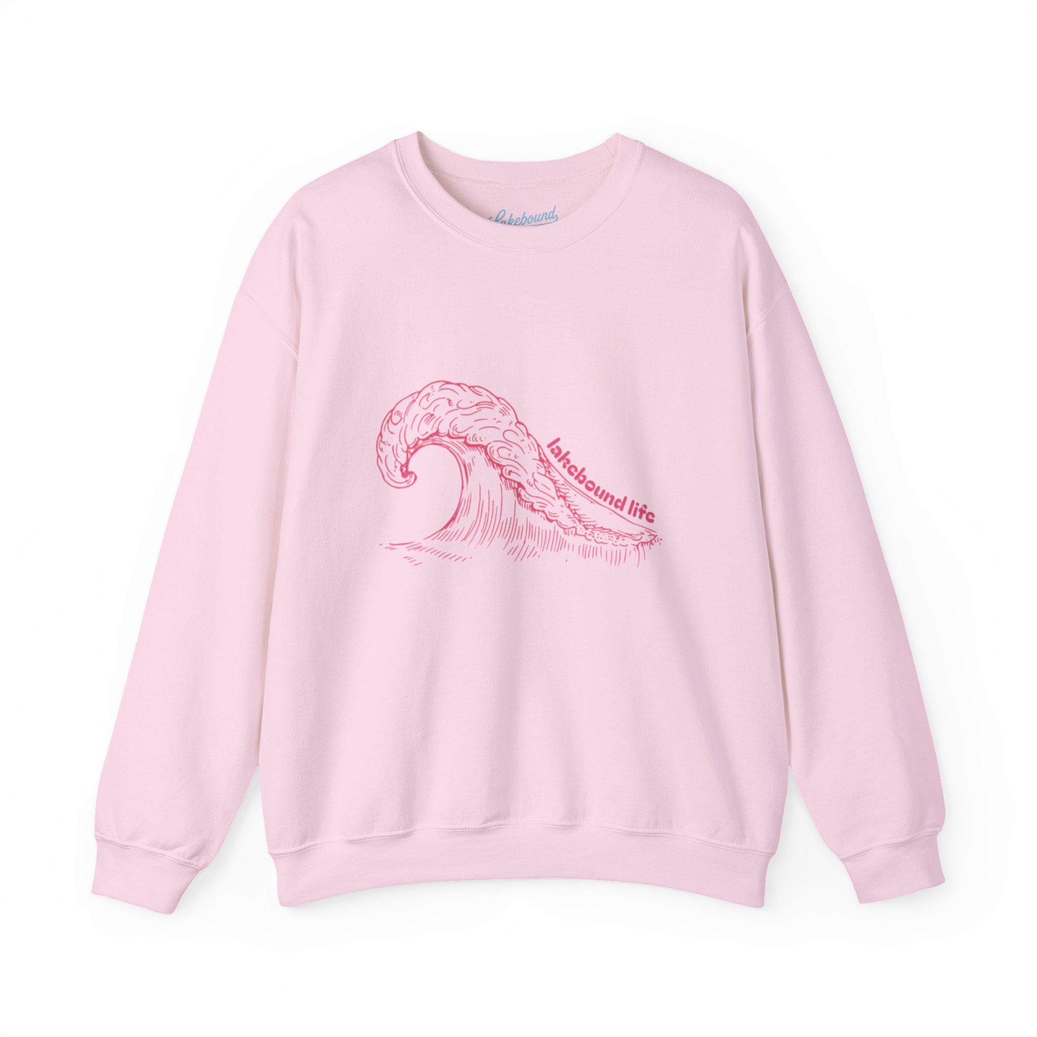 Lakebound Life Wave Crewneck