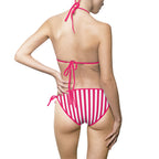 Striped Triangle Bikini