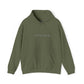 Wave Line Embroidered Hoodie — Minimalist Ocean Graphic Pullover