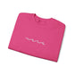 Minimal Embroidered Wave - Crewneck Sweatshirt