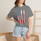Rowing Oars American Flag T-Shirt