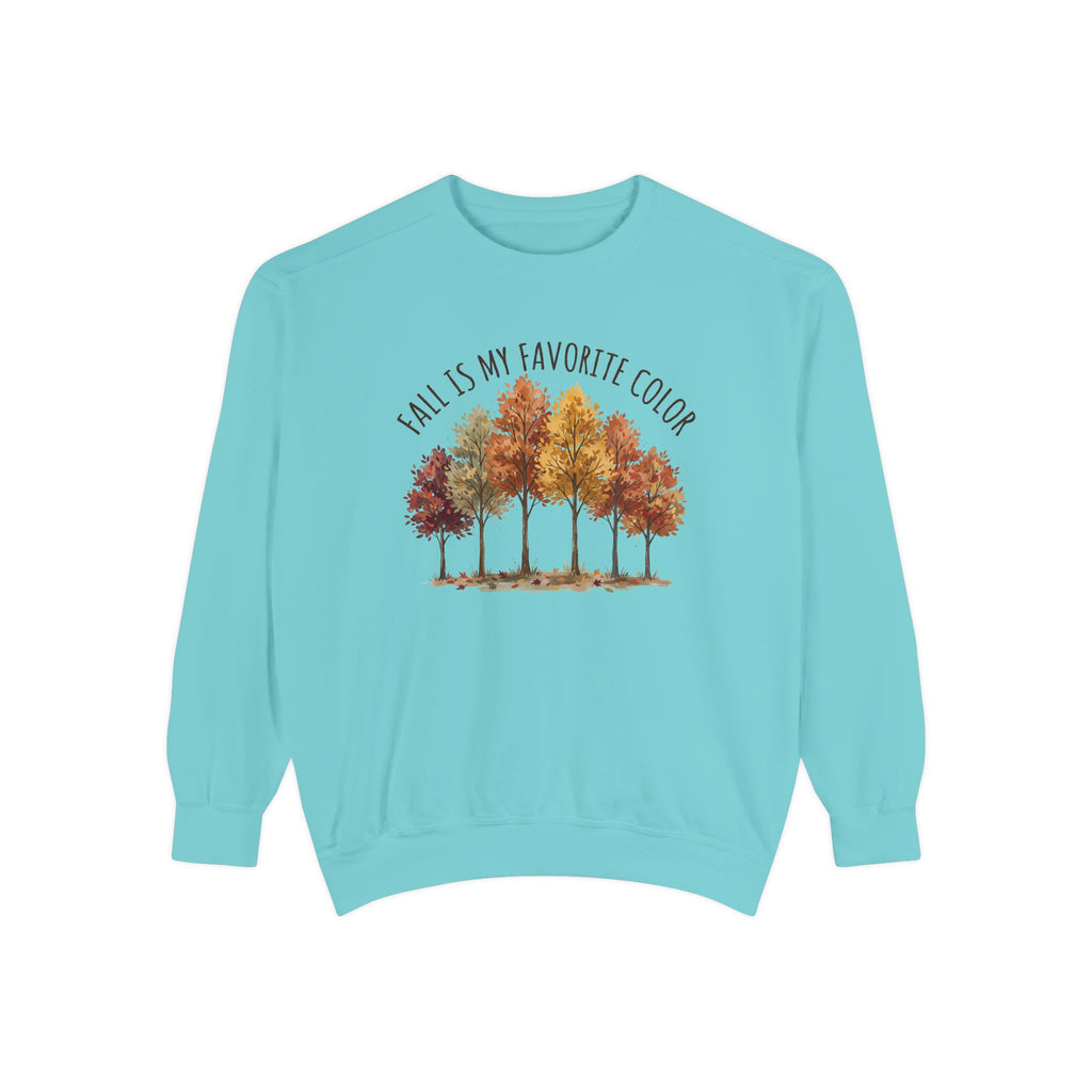 Fall Is My Favorite Color Sweatshirt - Autumn Tree Graphic Crewneck
