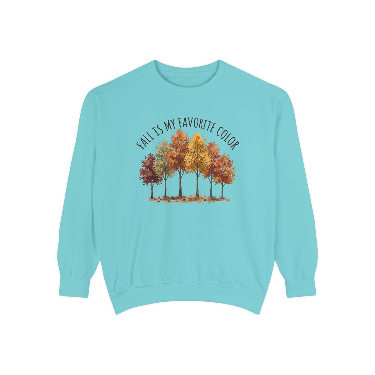 Fall Is My Favorite Color Sweatshirt - Autumn Tree Graphic Crewneck