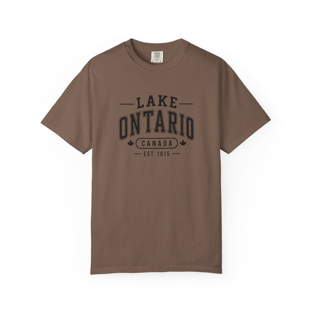 Lake Ontario Garment-Dyed Tee, Shoreline Print