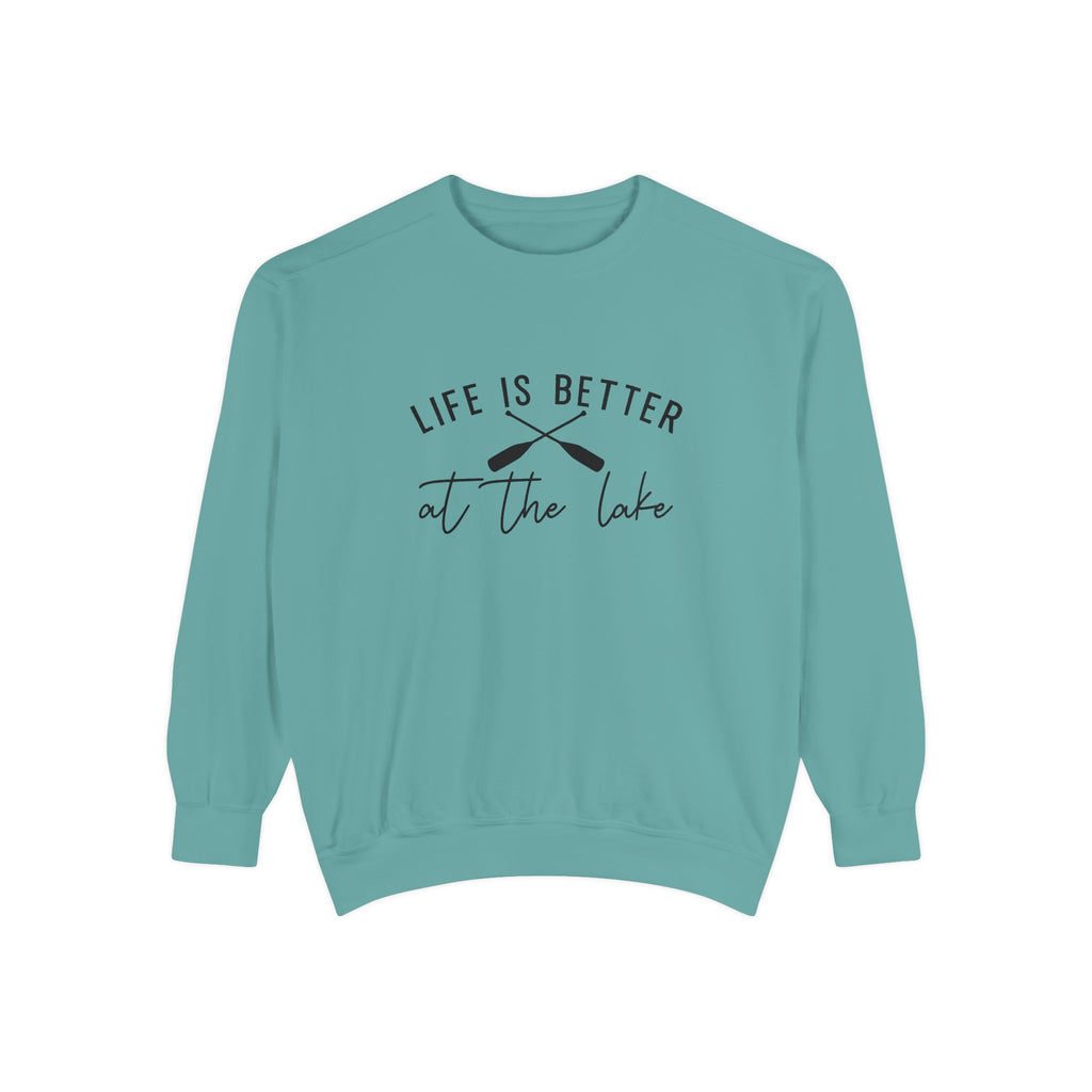 Life Is Better at the Lake Cozy Cabin Crewneck