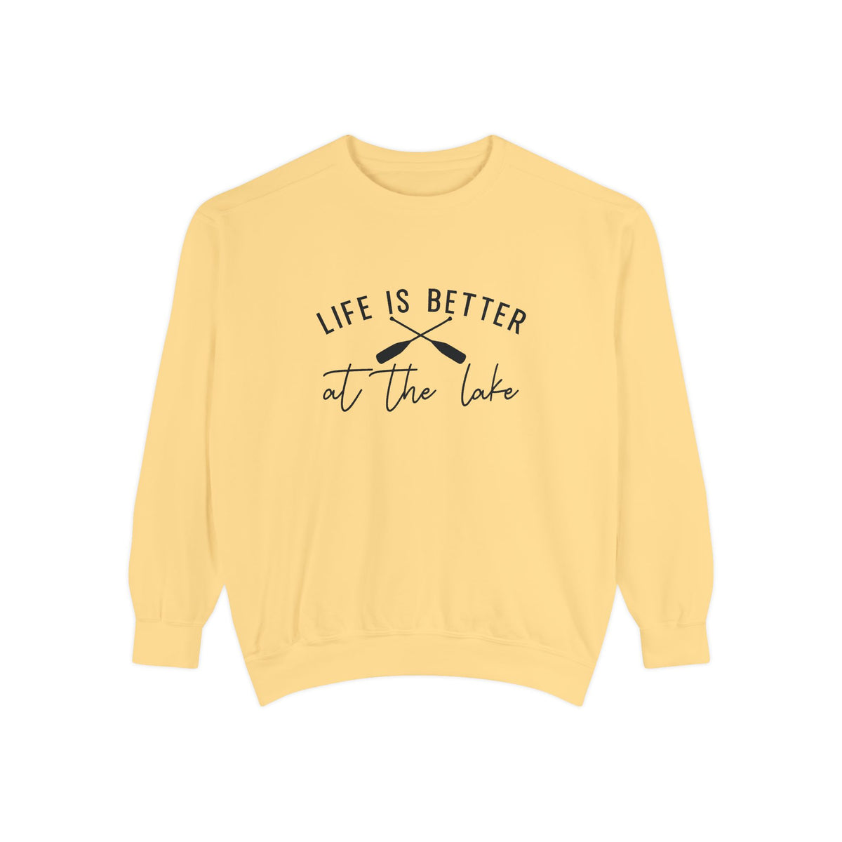 Life Is Better at the Lake Cozy Cabin Crewneck