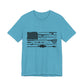 Fishing Flag T‑Shirt — American Flag Made of Fishing Rods & Lures