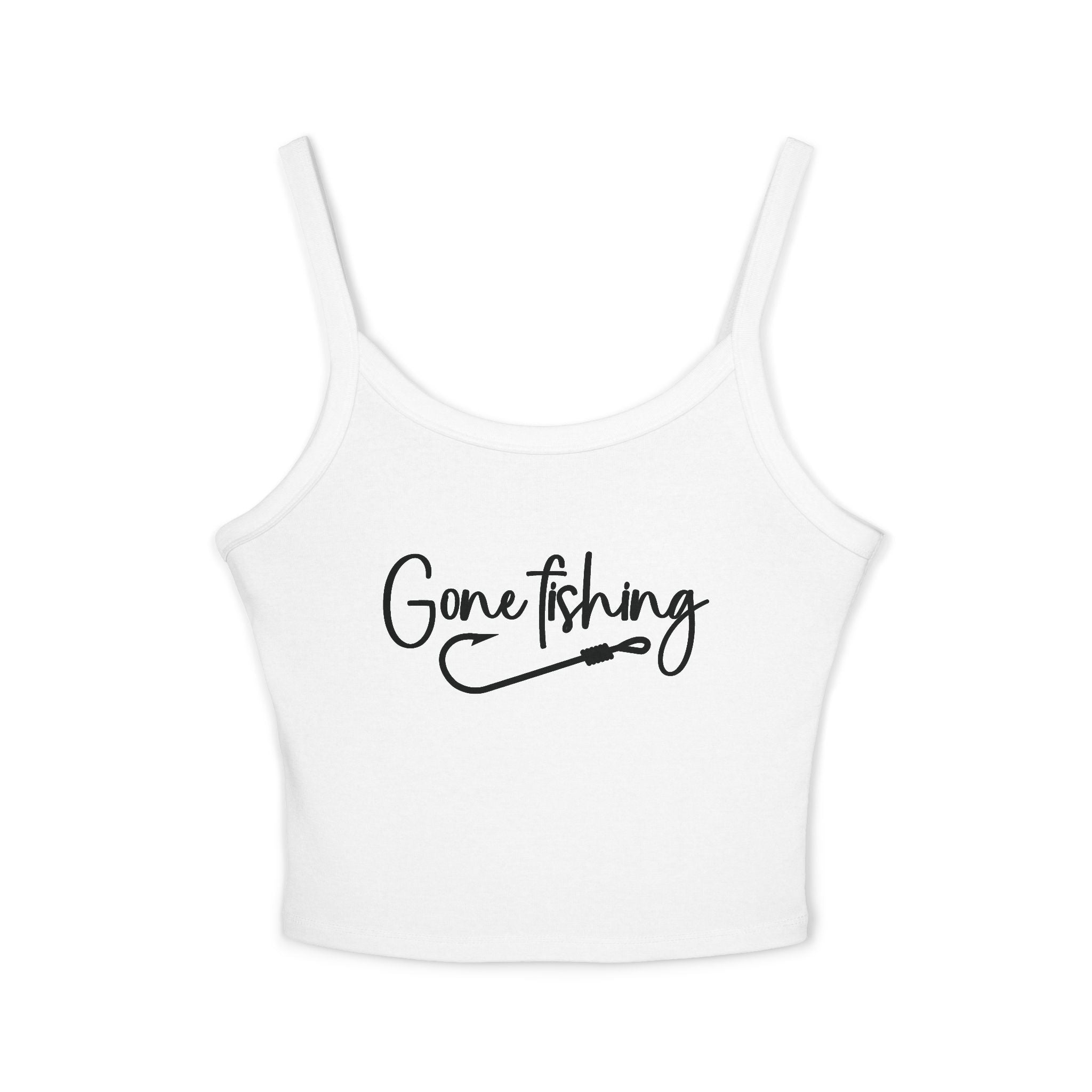 Gone Fishing Spaghetti Strap Tank