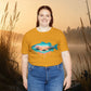 Sunset Fishing Tee — Dripping Fish Sunset Graphic T-Shirt