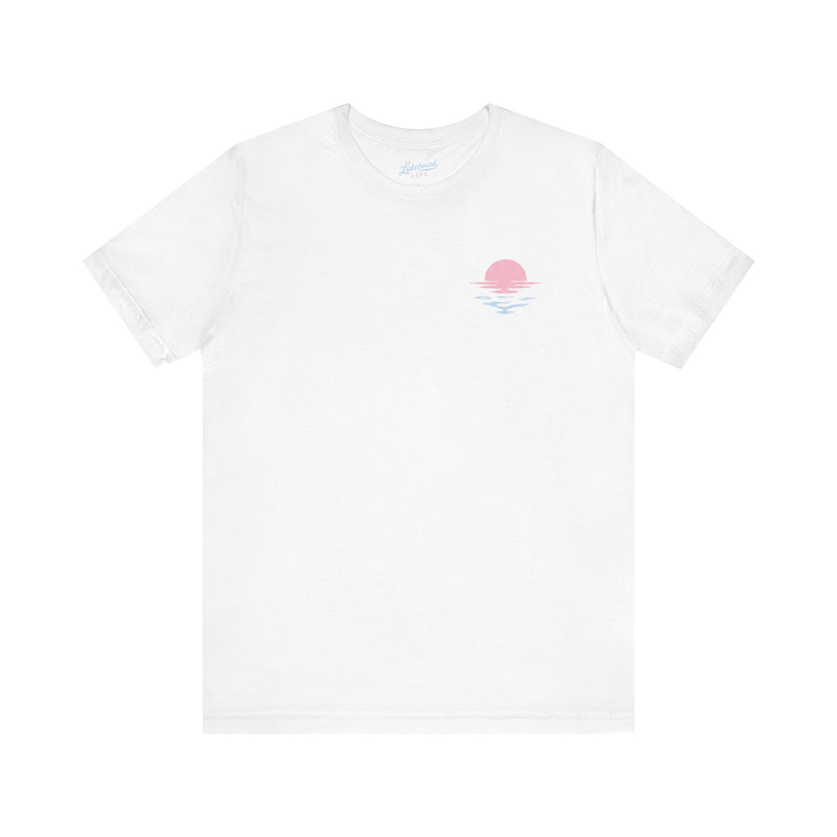Pastel Sunset LakeBound Life Tee