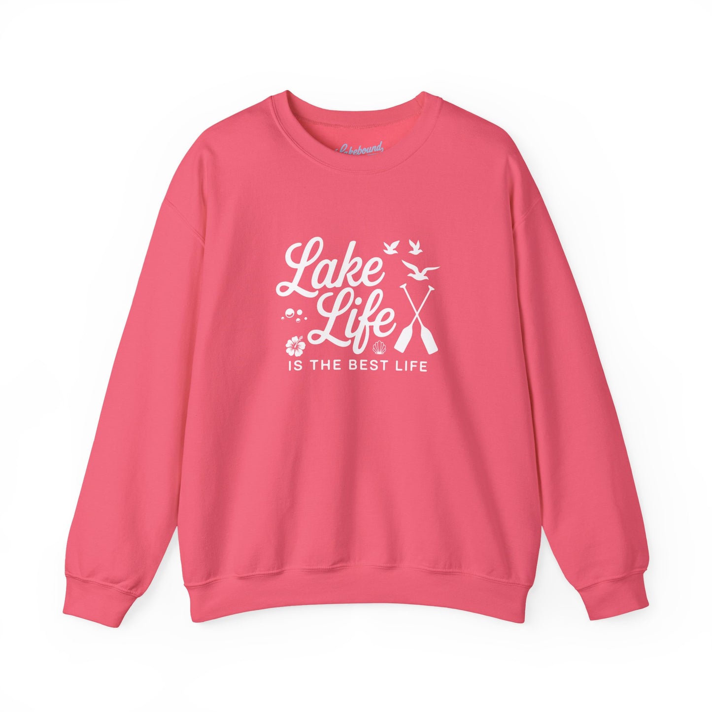 Lake Life Crewneck Sweatshirt — "Lake Life Is The Best Life" Cozy Pullover