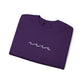 Minimal Embroidered Wave - Crewneck Sweatshirt
