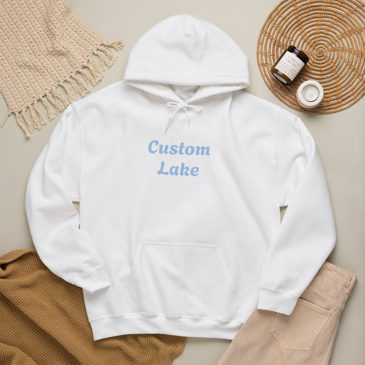 Personalizable Lake Name Hoodie