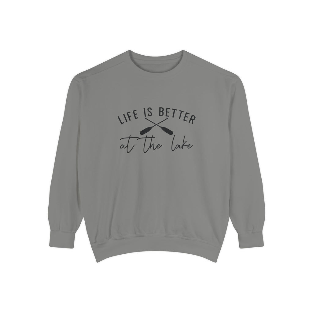 Life Is Better at the Lake Cozy Cabin Crewneck