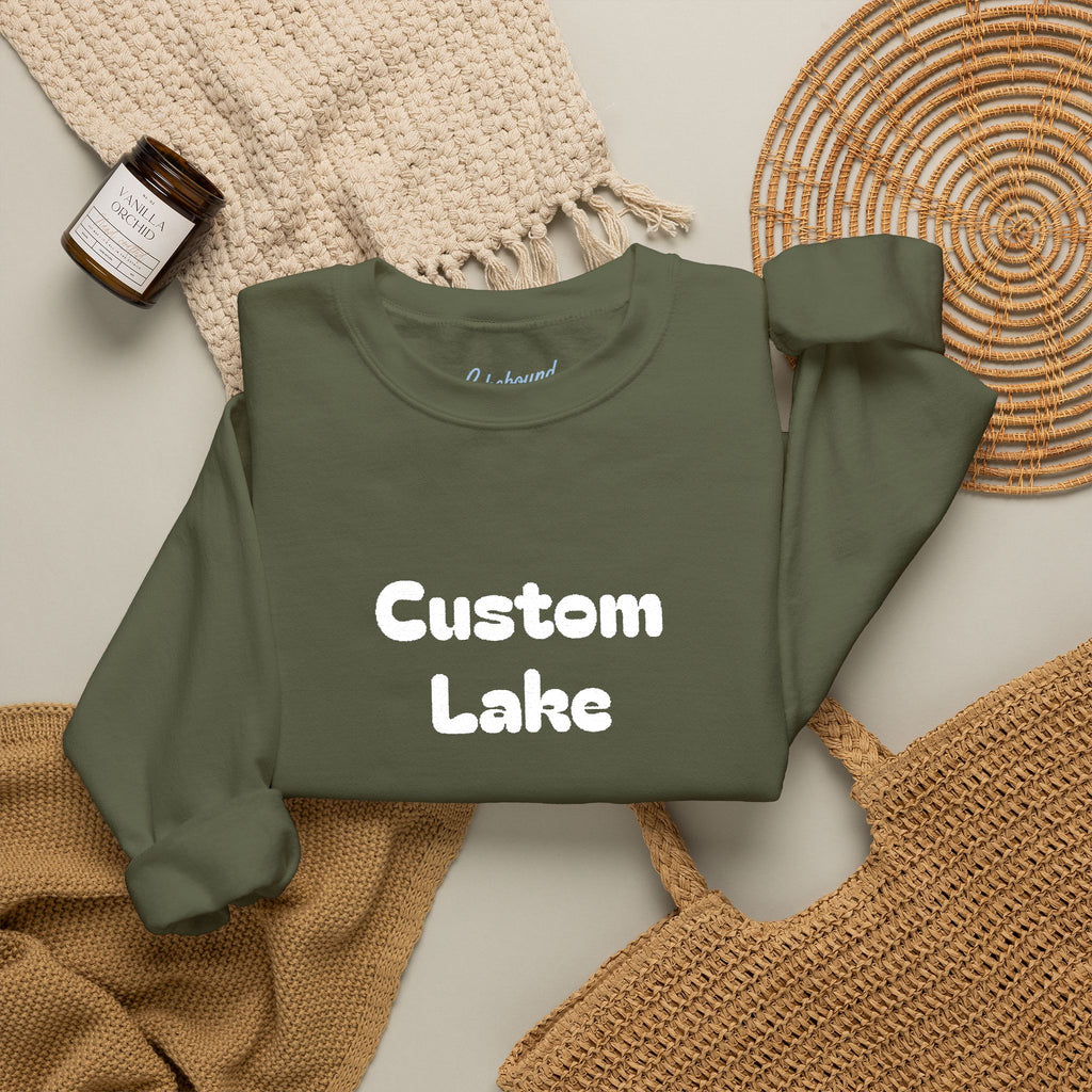 Personalizable Lake Name Crewneck