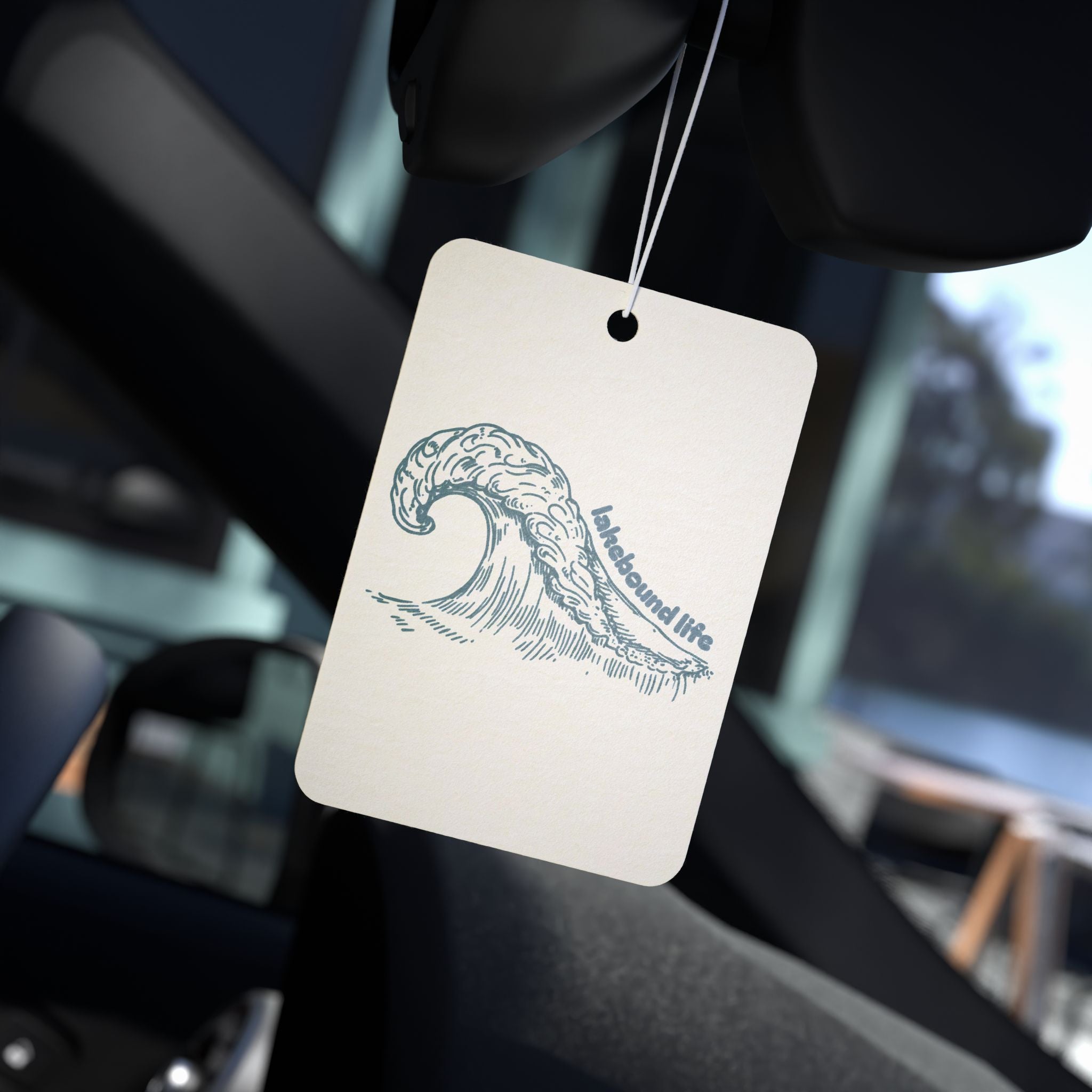 Lakebound Life Wave Double-Sided Car Air Freshener