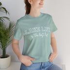 Lake Life Tee — "Lake Life is the Best Life" Casual Short Sleeve Shirt