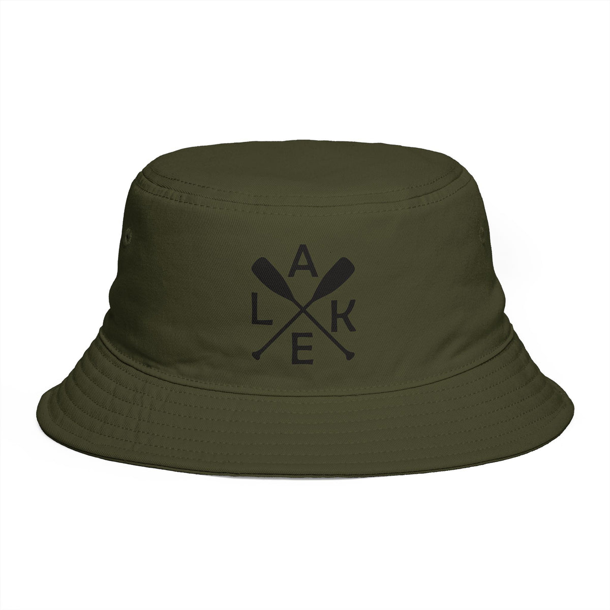 Lake Oars Bucket Hat: Rustic Outdoor Fishing & Boating Accessory