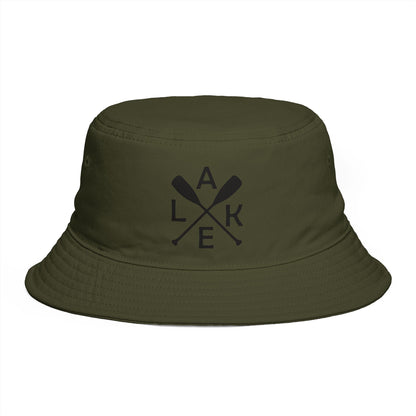 Lake Oars Bucket Hat: Rustic Outdoor Fishing & Boating Accessory