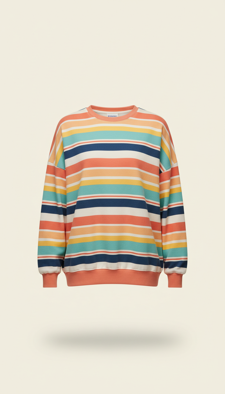 Citrus Splash Crewneck Sweatshirt