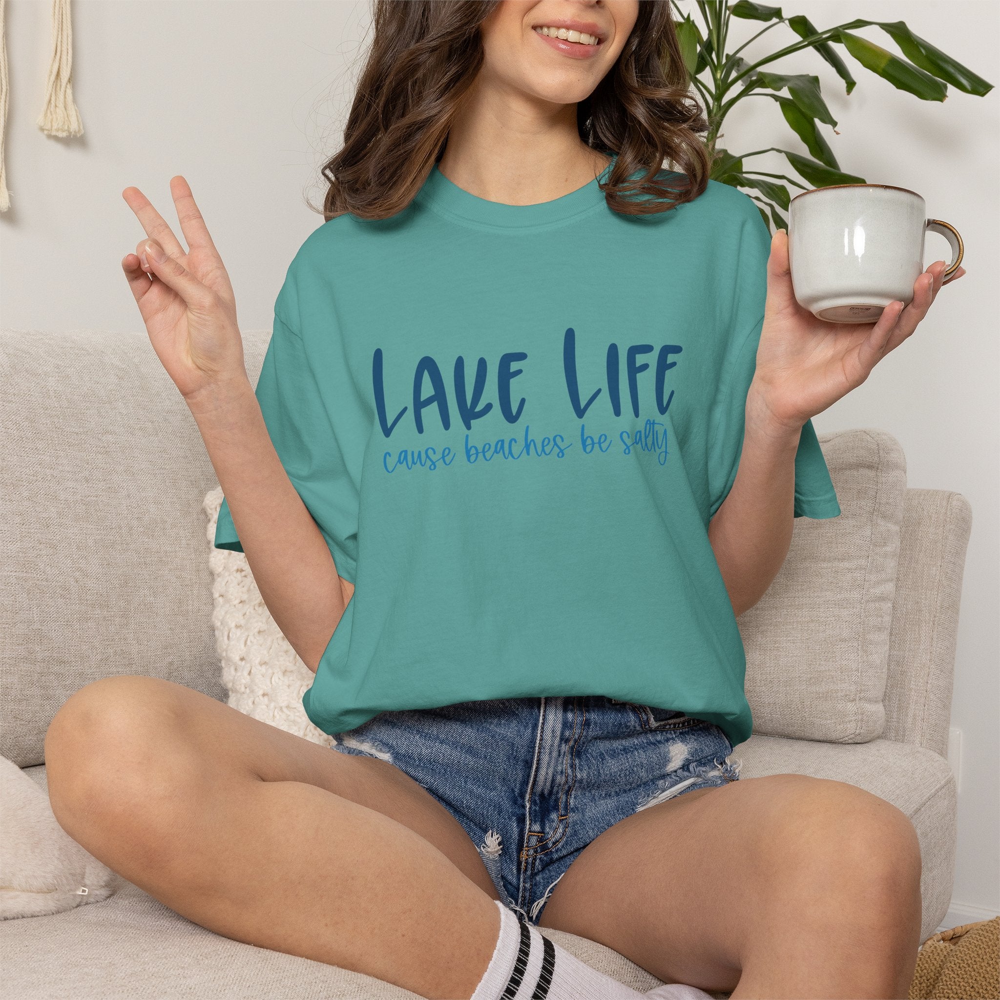 Lake Life Cause Beaches Be Salty T-Shirt