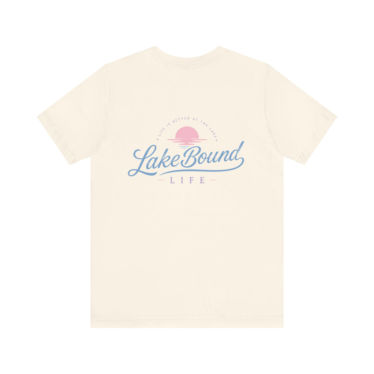 Pastel Sunset LakeBound Life Tee