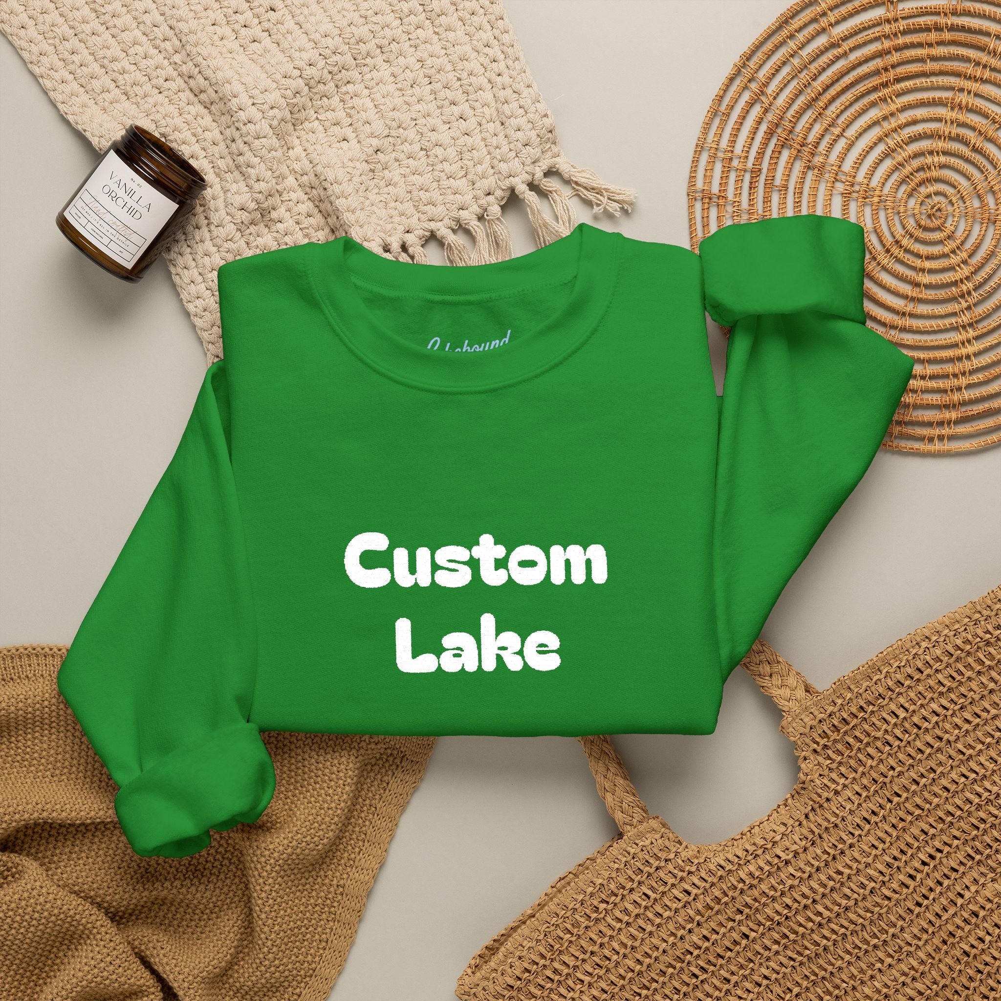 Personalizable Lake Name Crewneck