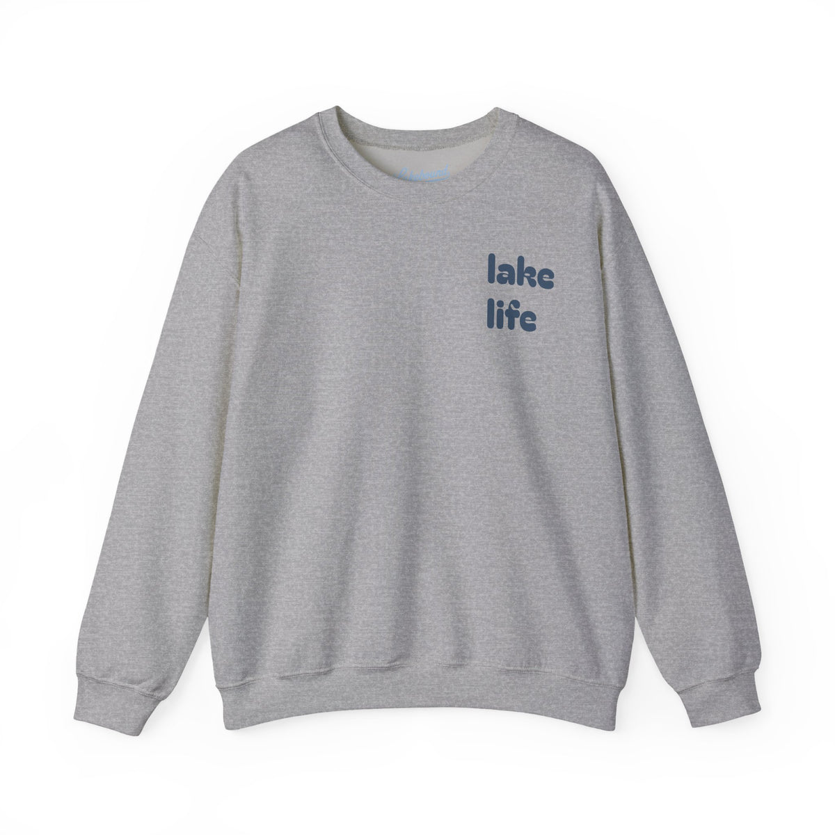 Lakebound Life Wave Front & Back Crewneck