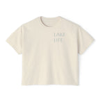 "Lake Life Good Company" Front & Back Cropped T-Shirt