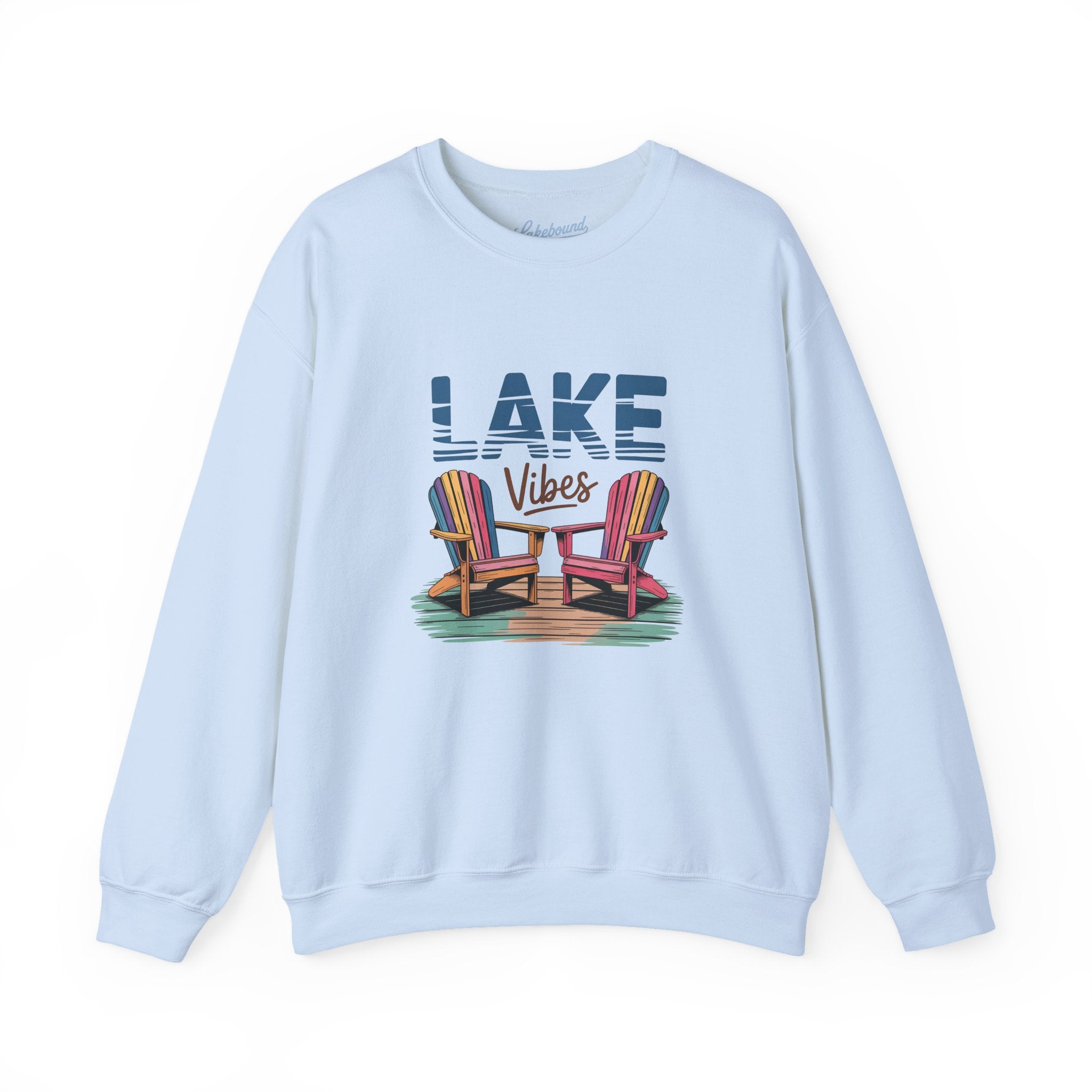 Lake Vibes Adirondack Chairs Crewneck