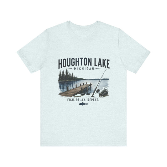 Houghton Lake Michigan Tee — Fun Lake Graphic