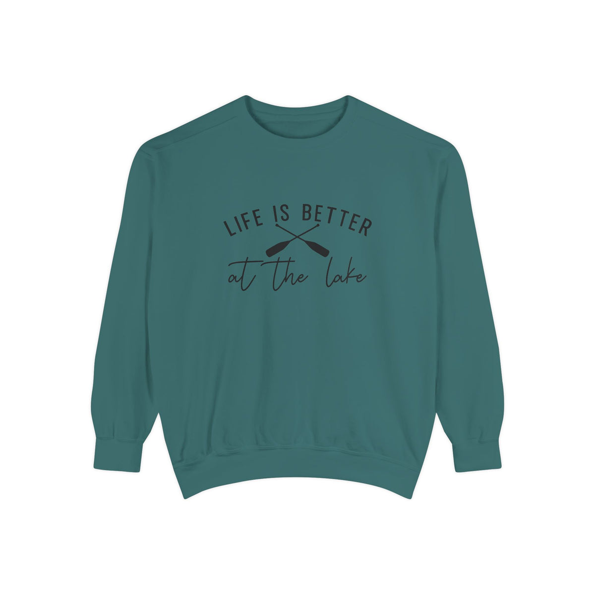 Life Is Better at the Lake Cozy Cabin Crewneck