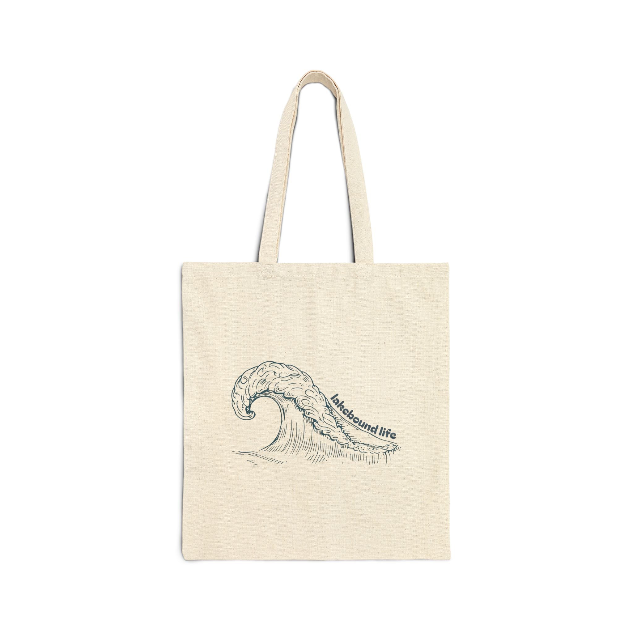 Lakebound Life Wave Tote Bag