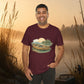 Fishing on Lake T-Shirt – Vintage Sunset Tee for Outdoors Lovers