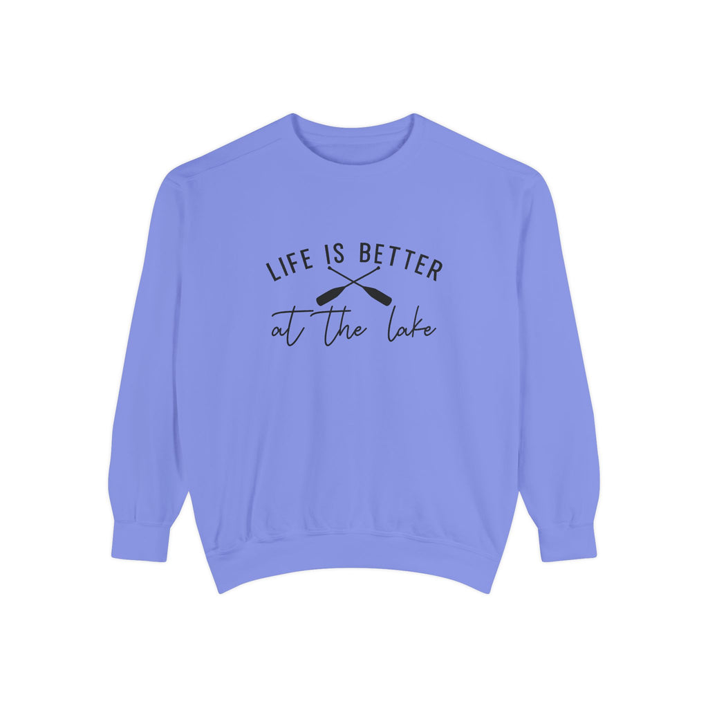 Life Is Better at the Lake Cozy Cabin Crewneck