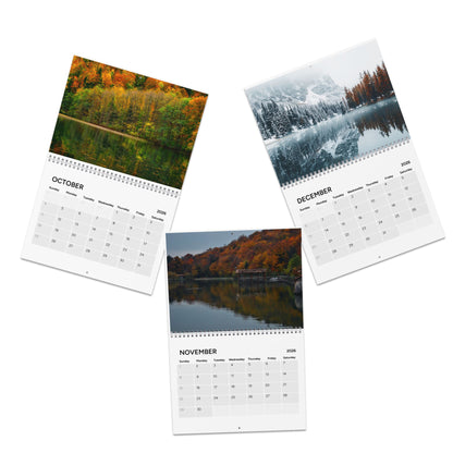 Scenic Lake Photos For Each Month — Large Monthly Photo Calendar
